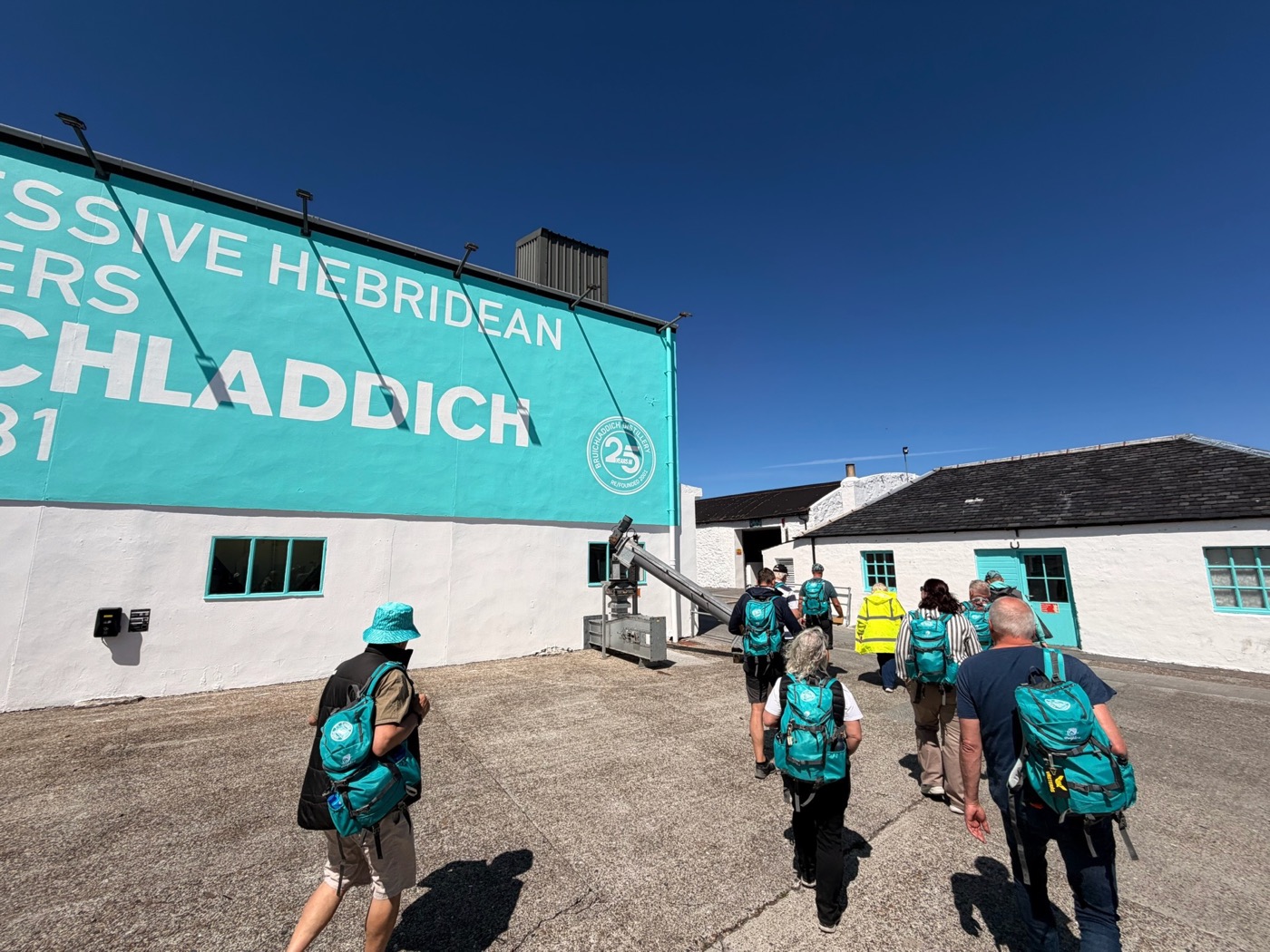 På väg in till Bruichladdich